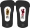 Bent Metal Axtion Snowboard Bindings 2025 - (forest bailey) black/white - footbed
