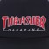Thrasher Embroidered Logo Trucker Hat - navy blue - front detail