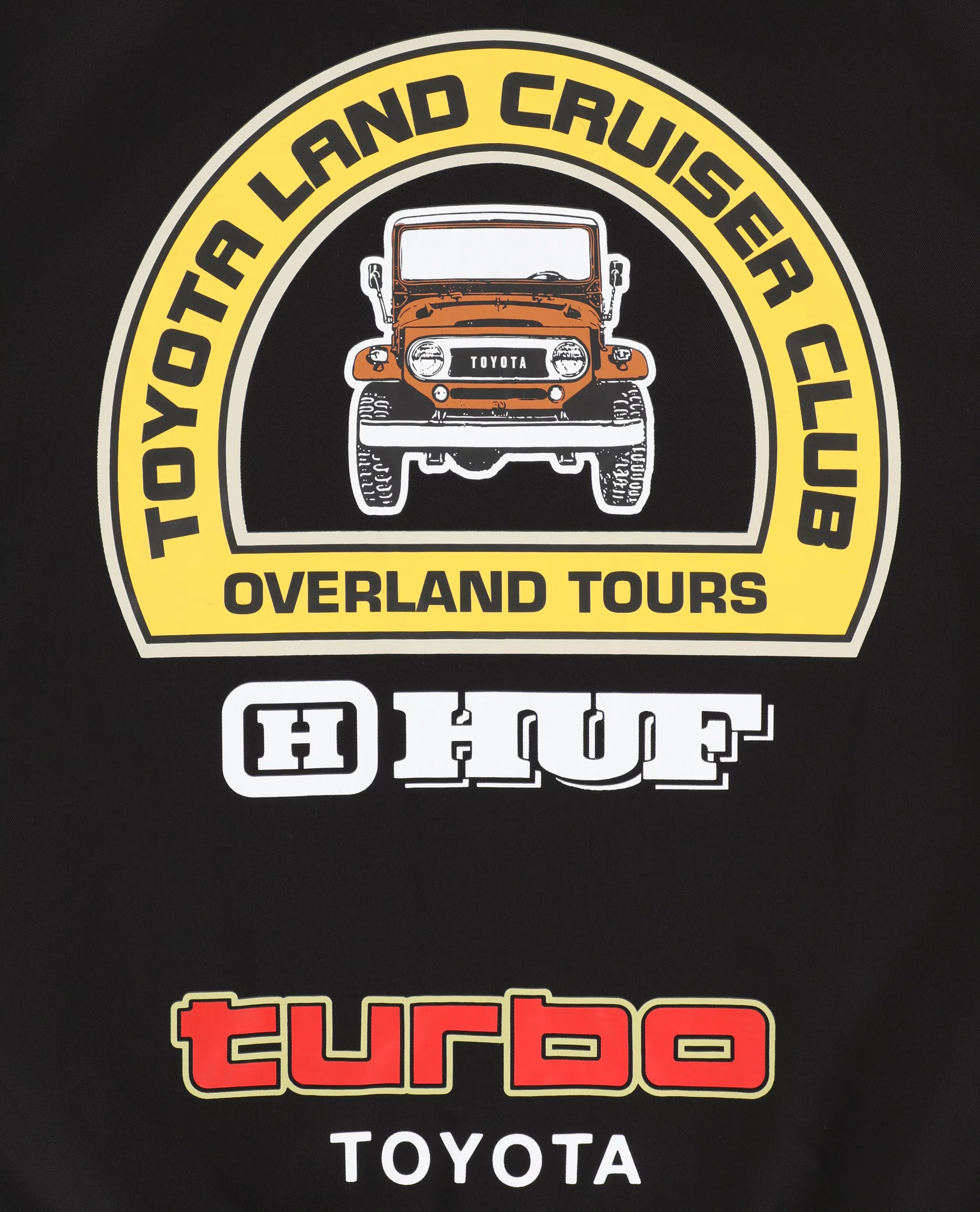 HUF x Land Cruiser Overland Touring Black Jacket | Zumiez