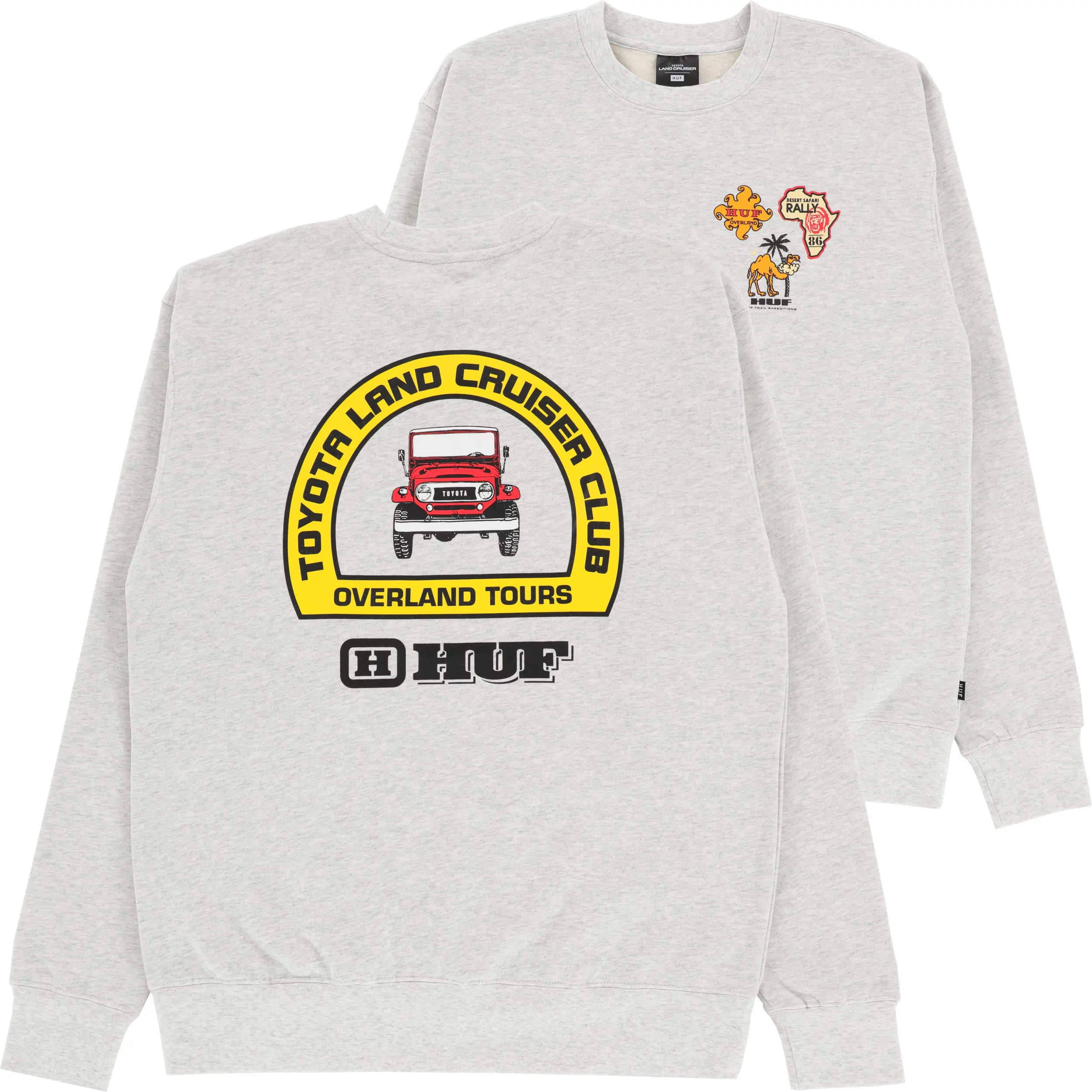 HUF Toyota Land Cruiser Overland Touring Crew Sweatshirt