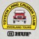 HUF Toyota Land Cruiser Overland Touring Crew Sweatshirt - ash - reverse detail