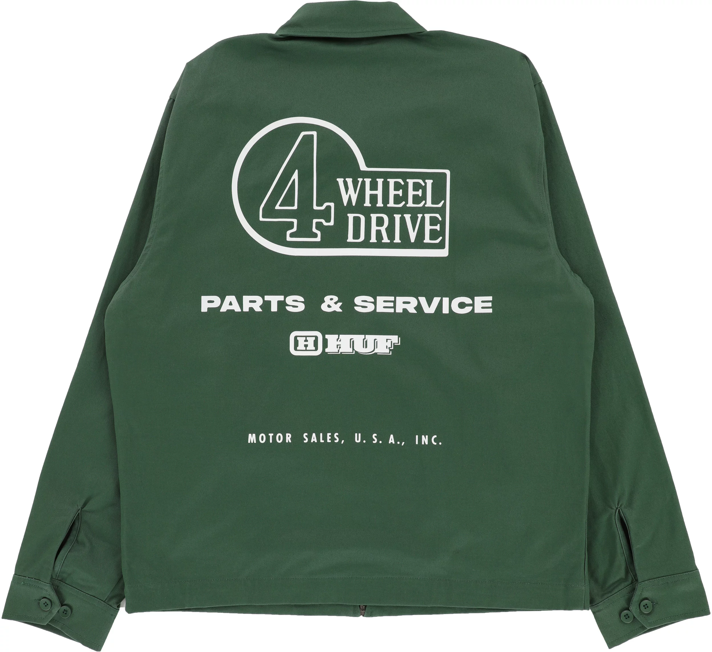 トップス LAND CRUISER PARTS & SERVICE SWEATER HUF x Land Cruiser