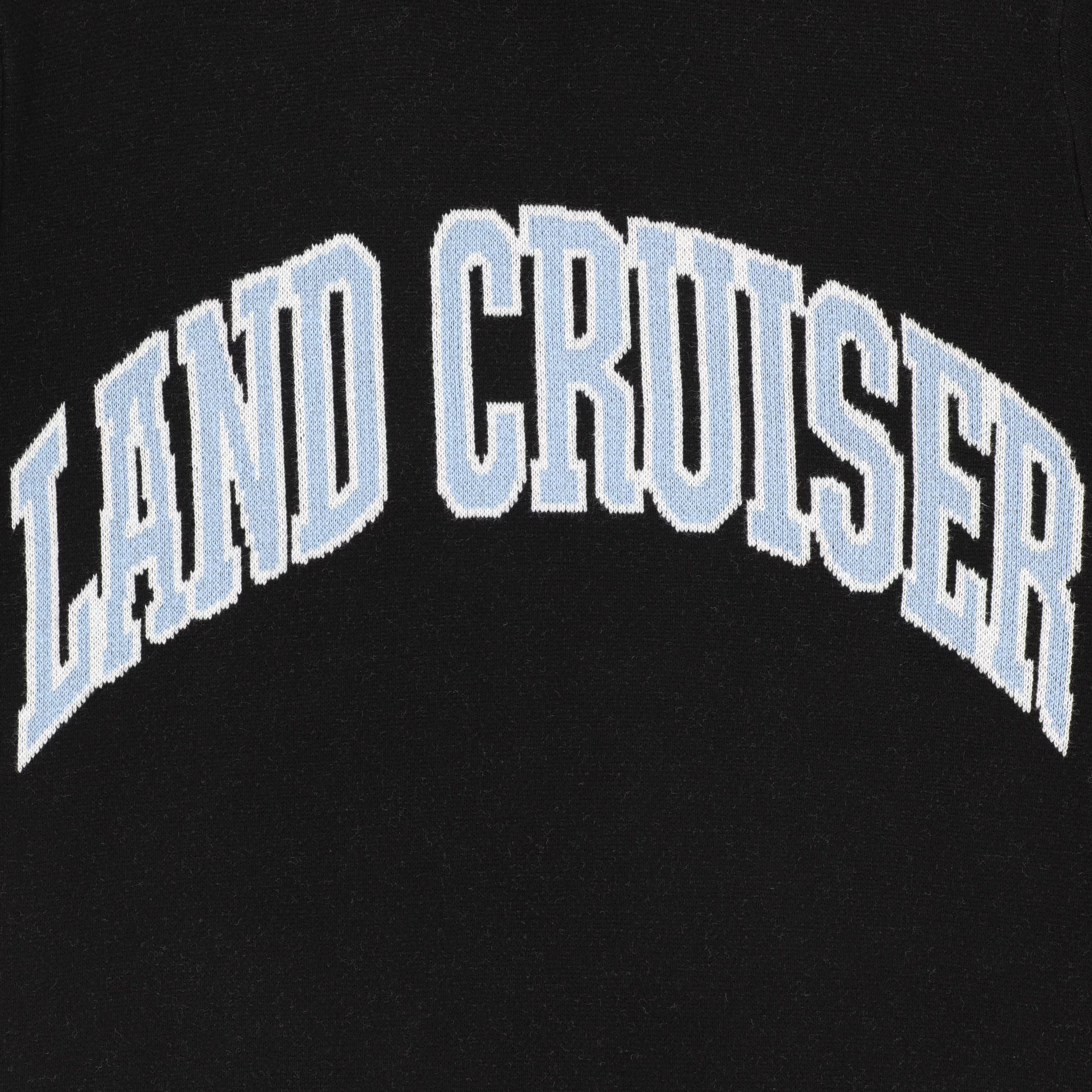 HUF Toyota Land Cruiser Parts & Service Knit Sweater - black HUF Toyota Land Cruiser Parts & Service Knit Sweater - black