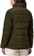 Patagonia Women's Cord Fjord Coat Jacket - pine needle green - reverse