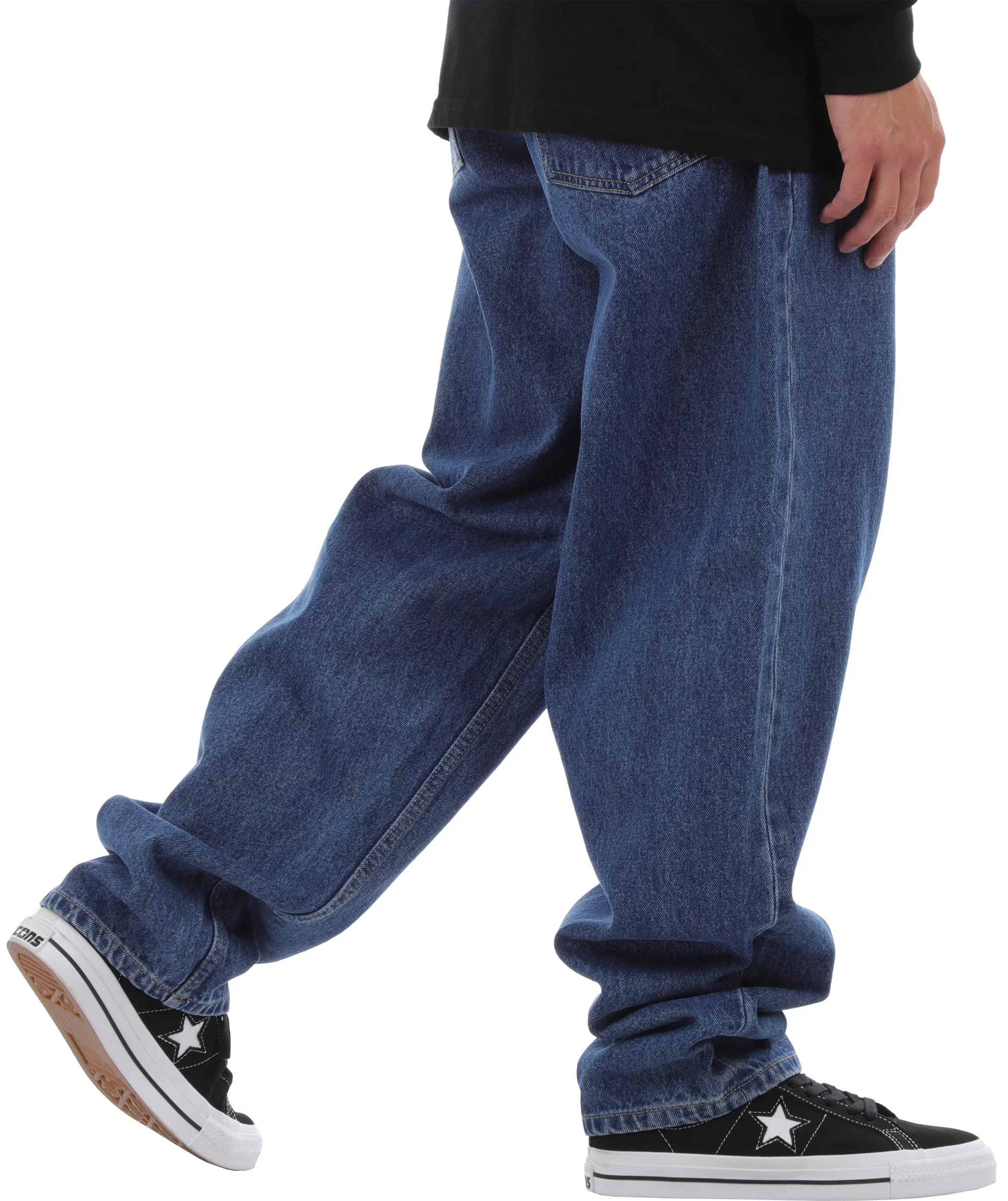 HUF Cromer Signature Jeans - stone wash indigo | Tactics