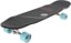 Loaded Coyote 30.75" Complete Cruiser Skateboard - silver trucks/blue wheels - angle