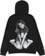 Welcome Britney Spears Flower Pigment-Dyed Hoodie - black - reverse