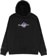 Welcome Britney Spears Flower Pigment-Dyed Hoodie - black - front
