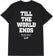 Welcome Britney Spears Til The World Ends T-Shirt - black - reverse