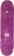 Metal Heaven & Hell 8.5 Twin Tail Shape Skateboard Deck - top