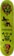 Tactics Charms Skateboard Deck - green - front