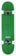 Tactics Oval Logo 7.25 Complete Skateboard - green