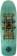 Black Label Lucero OG Bars 10.0 Cross Skateboard Deck - teal