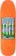 Welcome Miller Love Is Essential 9.25 Golem Shape Skateboard Deck - orange dip