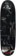 Welcome Trial 9.5 Boline 2.0 Shape Skateboard Deck - black/silver foil