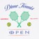 Dime Court T-Shirt - white - front detail