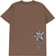 Volcom TT B Iguchi Valley T-Shirt - dark earth - reverse