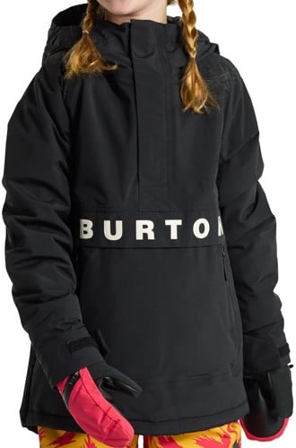 BURTON FROSTNER ANORAK Sサイズ TRUE BLACK burton-kids-frostner-2l-anorak
