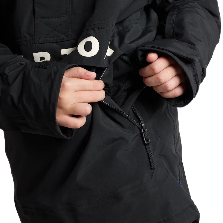 Burton Kids Frostner 2L Anorak Jacket - true black | Tactics