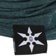 Airblaster Merino Ninja Face Balaclava - spruce - detail