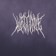 Welcome Chasm Embroidered Hoodie - dark sapphire - front detail