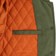 Brixton Dillinger Flight Bomber Jacket - cypress green - inside detail