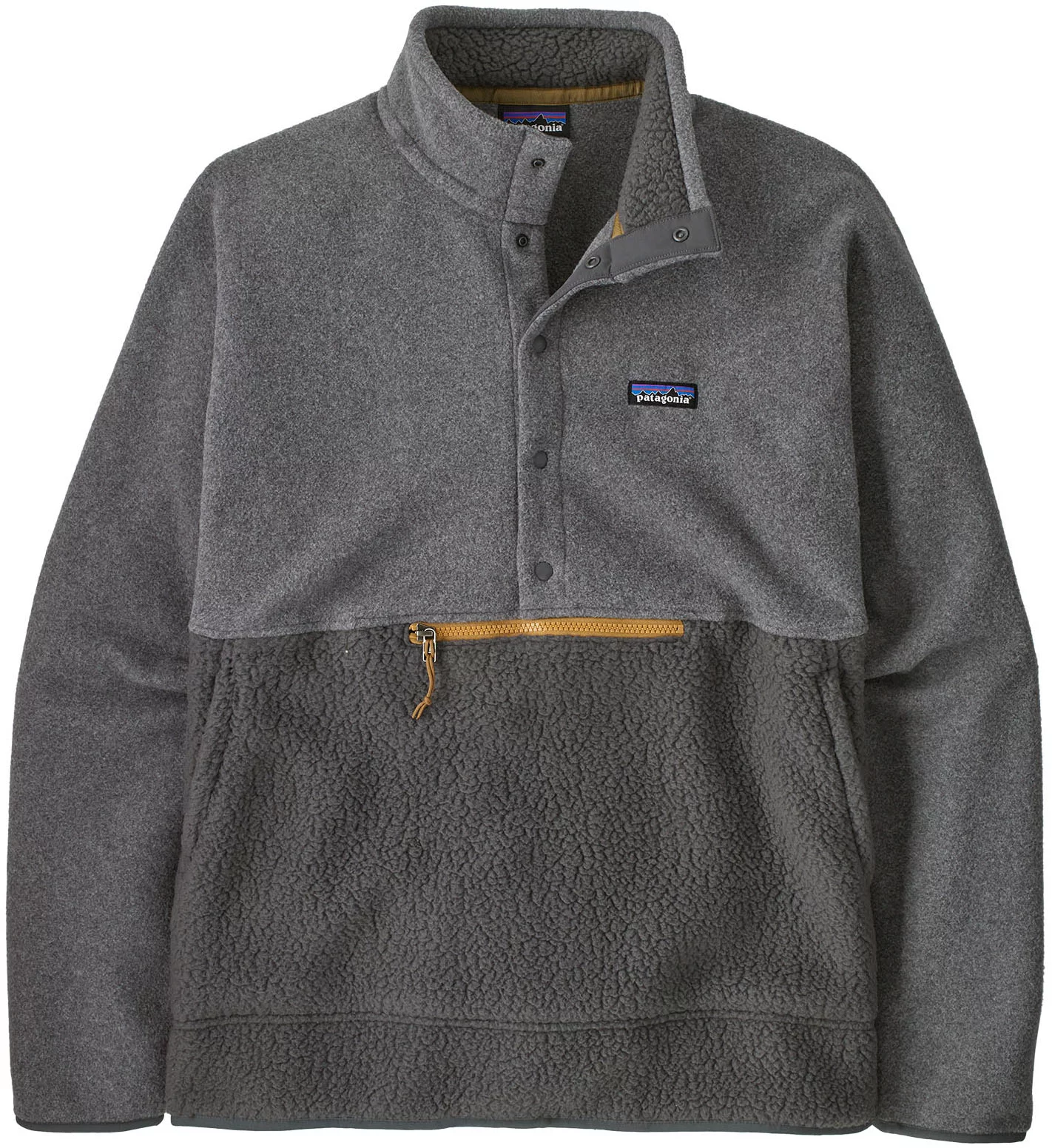 Patagonia Retro Pile Half-Snap Pullover - forge grey | Tactics