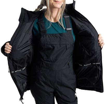 BURTON GORE-TEX ブラックオーバーオール XL BURTON ブラック