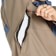 Volcom Longo 20k Pullover Jacket - chestnut brown - vent zipper