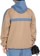 Volcom Longo 20k Pullover Jacket - chestnut brown - reverse