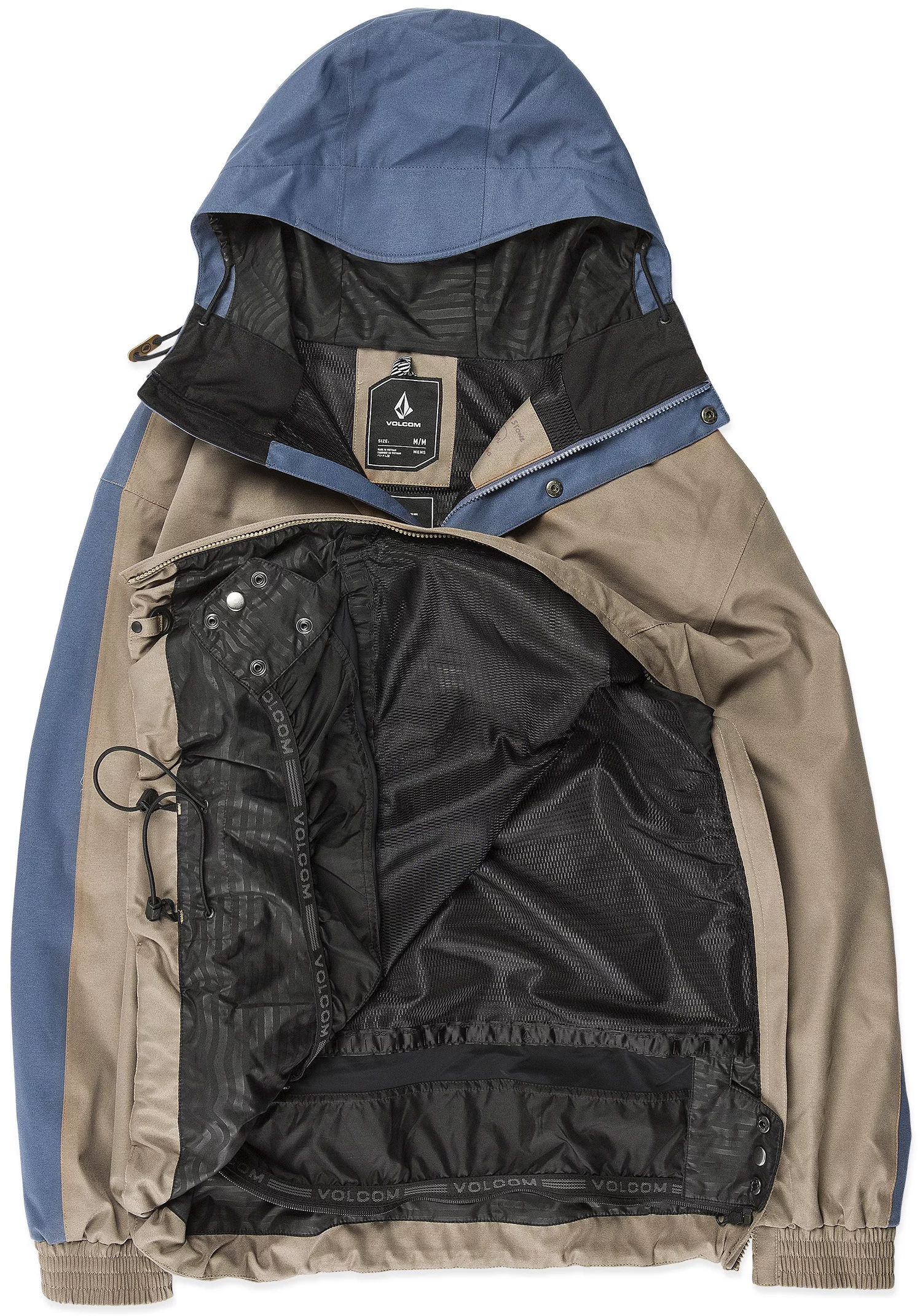 Volcom Longo 20k Pullover Jacket - chestnut brown | Tactics