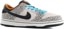 Nike SB Preschool Dunk Low Pro SB Skate Shoes - (paris olympics) phantom/black-black-monarch