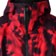 686 Gateway Jacket - red nebula - front detail