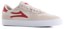 Lakai York Skate Shoes - white/red suede