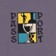 Passport Dine Em' Crew Sweatshirt - dusty blue - front detail