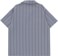 Passport Striped Casual S/S Shirt - light blue - reverse