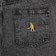 Passport Workers Club Jeans - grey over-dye - reverse detail