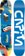 CAPiTA Kids Micro Mini Snowboard 2025 - white text