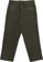 Volcom Frickin Loose Tapered Corduroy Pants - squadron green - reverse