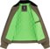 Volcom Voider Lined Jacket - wintermoss - open