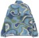 Patagonia Natural Blend Retro Cardigan - swirling earth: thermal blue - reverse