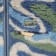 Patagonia Natural Blend Retro Cardigan - swirling earth: thermal blue - front detail