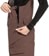 Volcom Women's Creston 3D Stretch Bib Overall Insulated Pants - mahogany - side detail