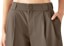 Dickies Women's Pleated Multi Pocket Work Pants - mushroom - front detail