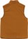 Patagonia Reversible Cotton Down Vest Jacket - shelter brown - reverse