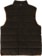 Patagonia Reversible Cotton Down Vest Jacket - shelter brown - inside reverse