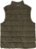 Patagonia Reversible Cotton Down Vest Jacket - basin green - inside reverse