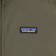 Patagonia Reversible Cotton Down Vest Jacket - basin green - front detail