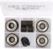 Nothing Special Adrian Del Campo Pro Skateboard Bearings - white - open