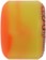Snot Wide Boys Skateboard Wheels - yellow/orange swirl (99a) - side